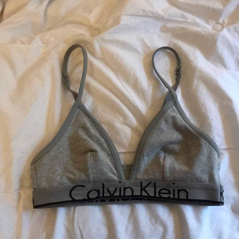 Calvin Klein Triangle Cotton Bralette